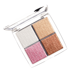 Makeup highlighter palette perfect for cheeks, nose, and inner corners